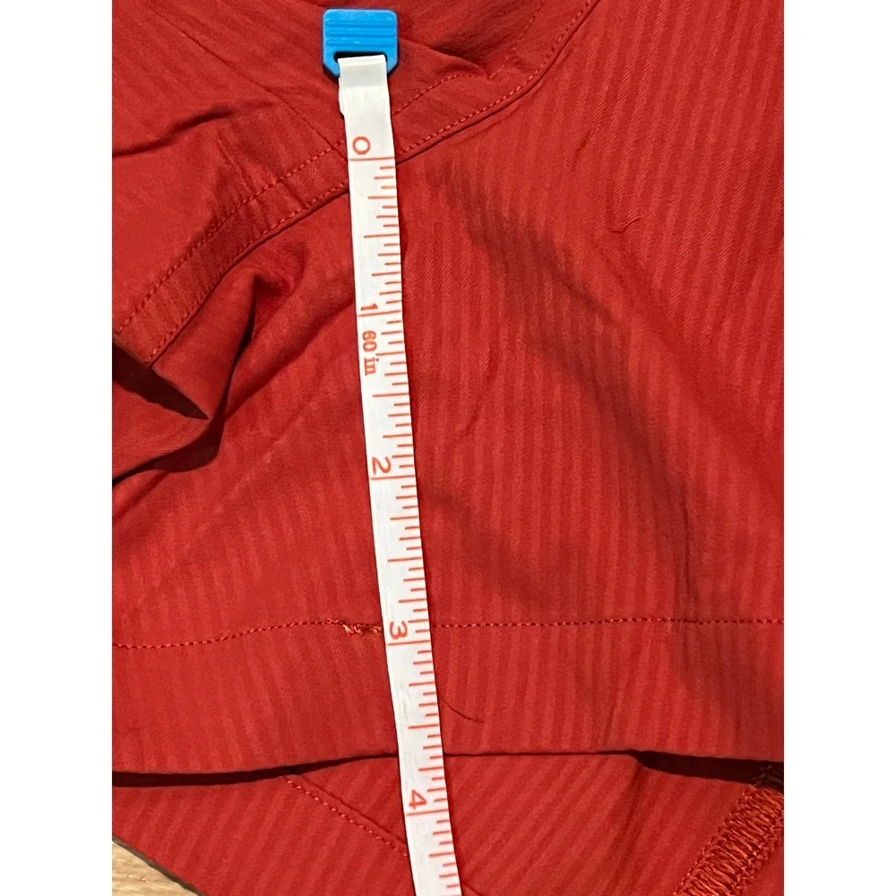 Lululemon Dance Studio‎ High Rise Short 3.5 Autumn Red Size 0 NWT LW7CCGS